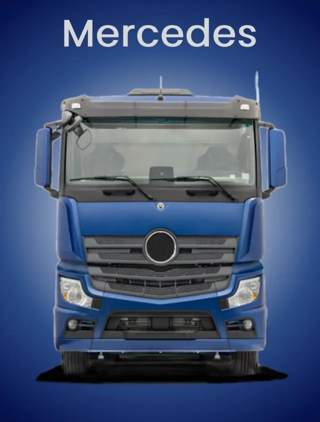 Card azul, com um caminhao azul