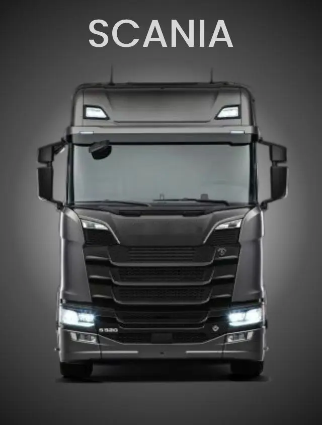 Card preto com um caminhao preto