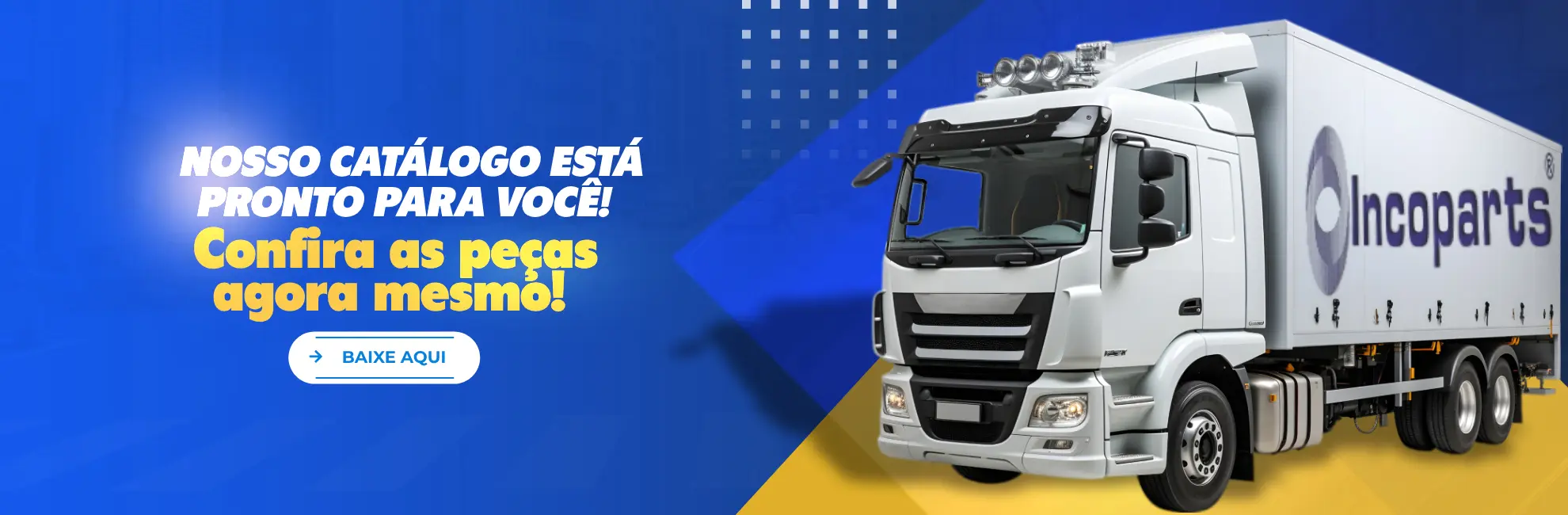 caminha da incoparts em um banner