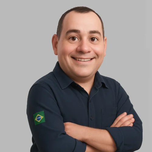 Avatar do vendedor Luciano que atende clientes do setor agricola