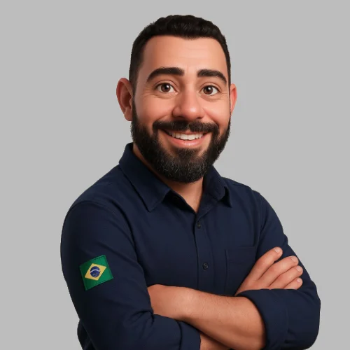 Avatar do vendedor Rodrigo que atende clientes do setor agricola