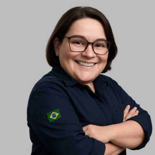 Avatar do vendedora Hilda que atende clientes do setor agricola